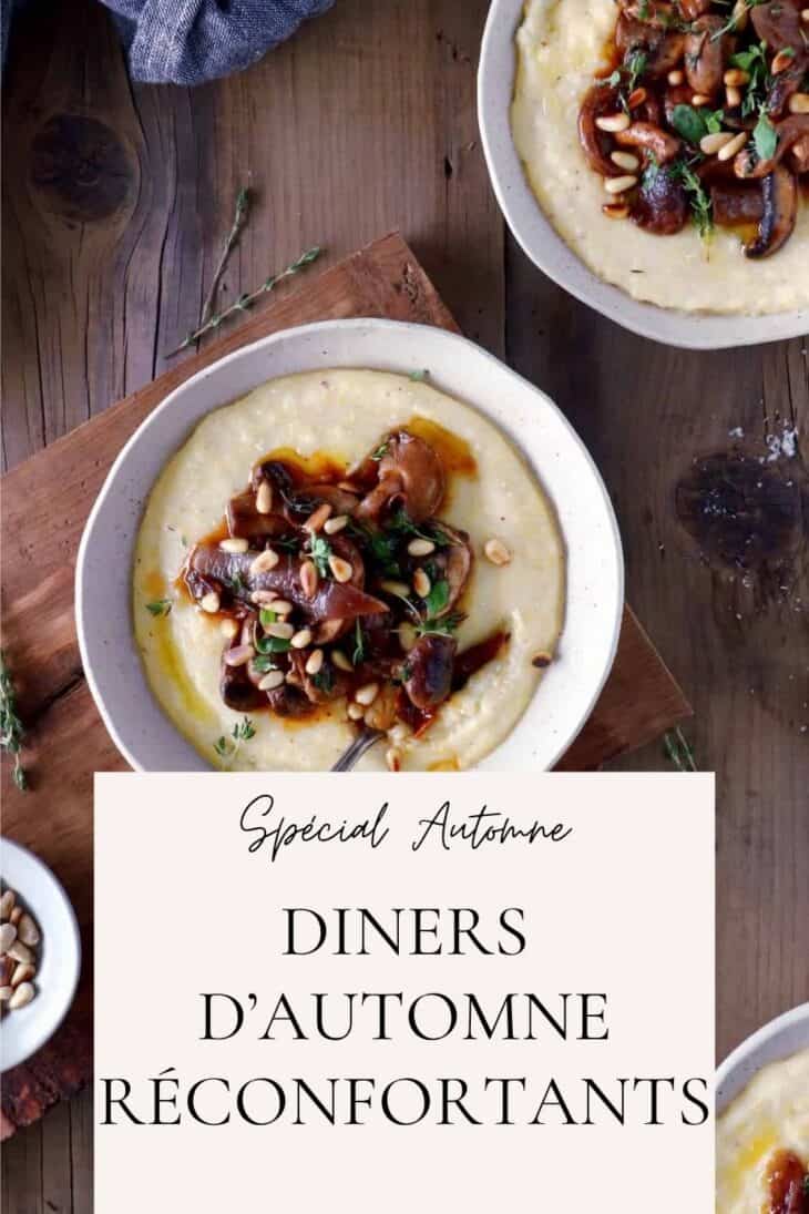 Ces dîners d'automne réconfortants sont une collection de recettes pour faire le plein d'inspiration tout au long de la saison. Allant des soupes et autres plats mijotés aux tourtes d'automne, vous y trouverez votre bonheur, un plat à la fois.
